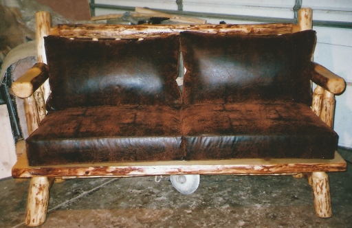 022 - bench with cushion