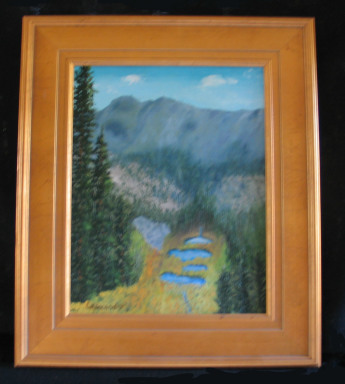 Beaver Ponds by Leland Alexander Oil - 11 x 14 (17 x 20 - framed) Contact for price