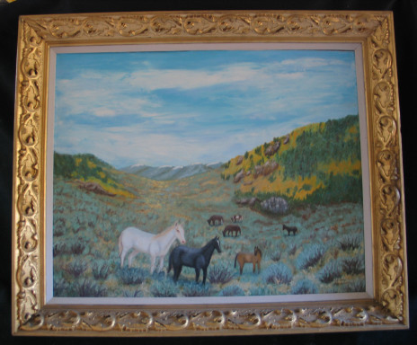 Open Country by Leland Alexander Oil - 30 x 24 (36 x 30 - framed) $500