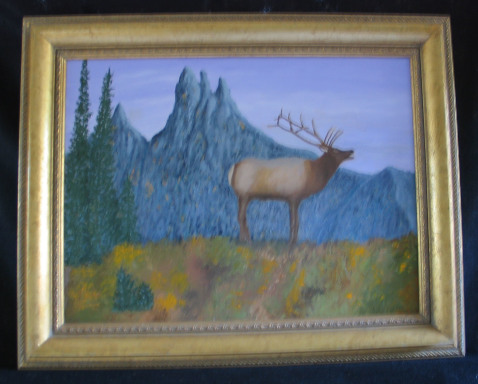 All Alone by Leland Alexander Oil - 24 x 18 (30 x 24 - framed) $300