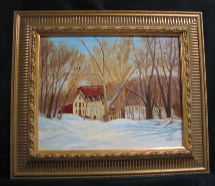 Oxford Mill by Shirley Alexander Oil $450