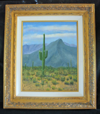 Sentinel by Leland Alexander Oil - 16 x 20 (15 x 20 - framed) $300