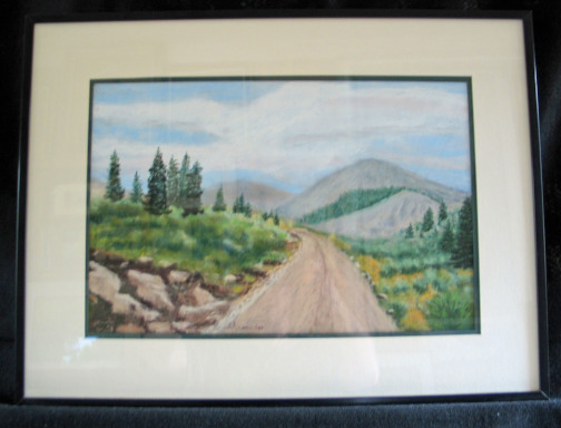 Alpine Tundra  by Shirley Alexander Pastel  $200