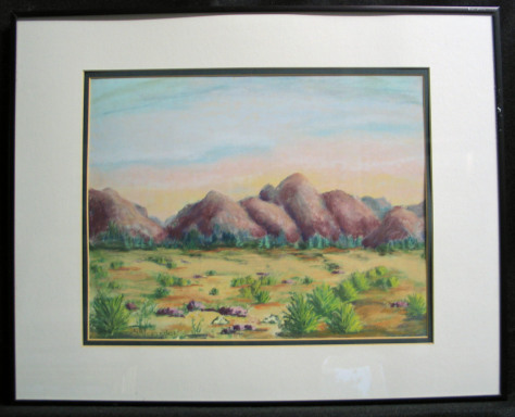 God's Color Work by Shirley Alexander Pastel - 11 x 14 (16 x 20 - framed) $150