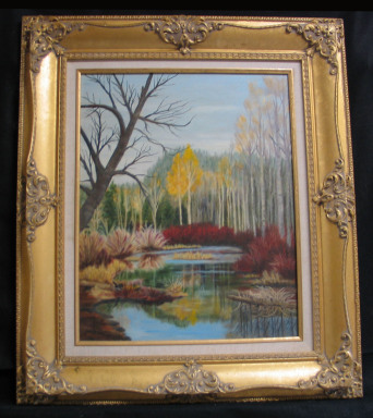 Fall Beauty by Shirley Alexander Oil - 16 x 204 (24 x 28 - framed) Contact for price