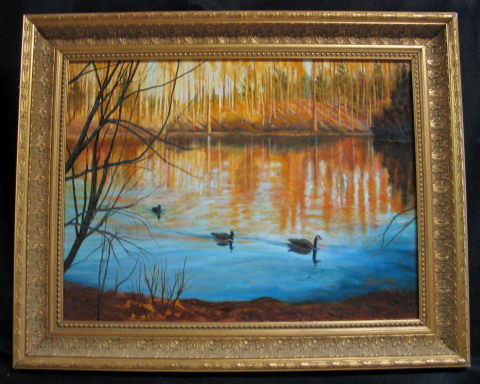 Fall Colors by Shirley Alexander Oil - 18 x 24 (24 x 29 - framed) Contact for price