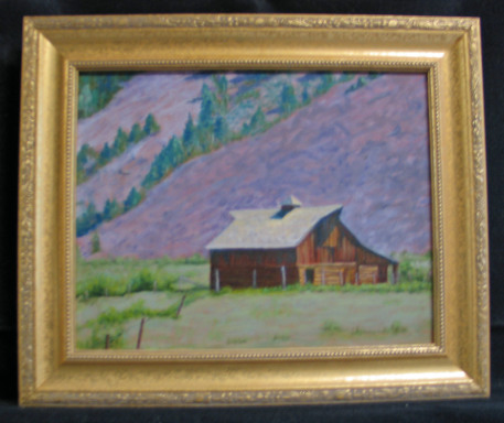 Good Old Days by Shirley Alexander Oil - 14 x 11 (18 x 15 - framed) Contact for price