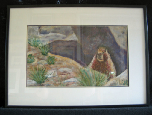 Mr. Marmet by Shirley Alexander Pastel - 15 x 9 (21 x 15 - framed) Contact for price